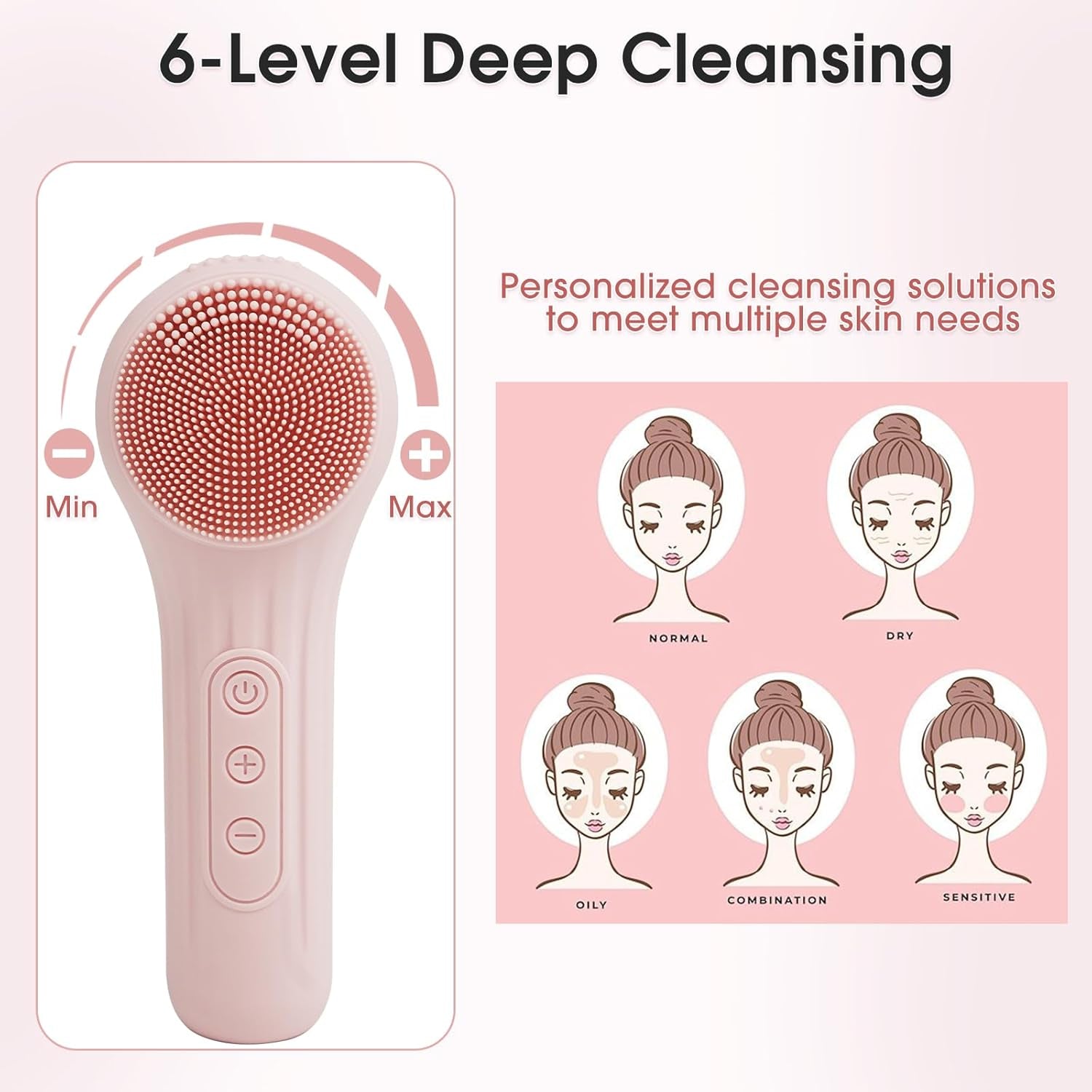 CleanPulse – Cepillo Facial Eléctrico Recargable