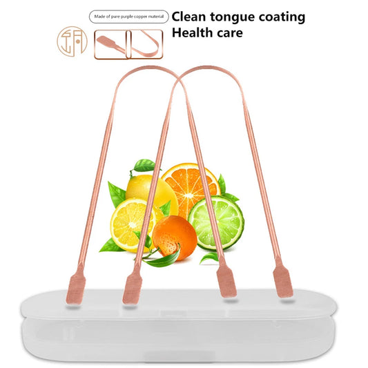 CopperFresh – Raspador de Lengua de Cobre Puro