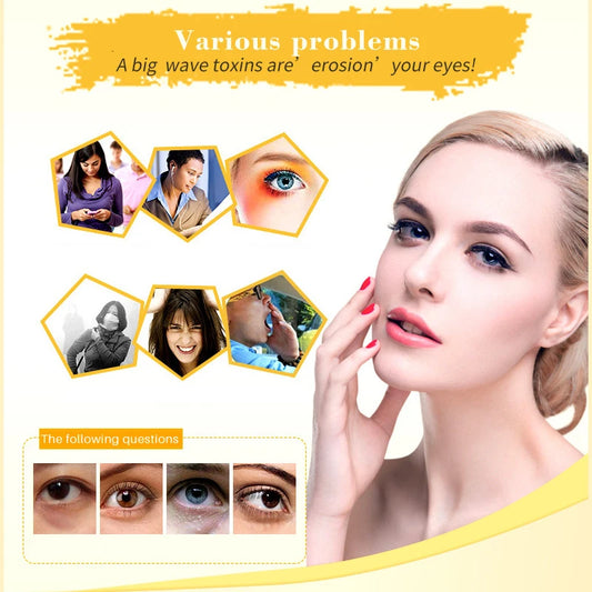 Golden Glow – Mascarillas de Colágeno para Ojos 