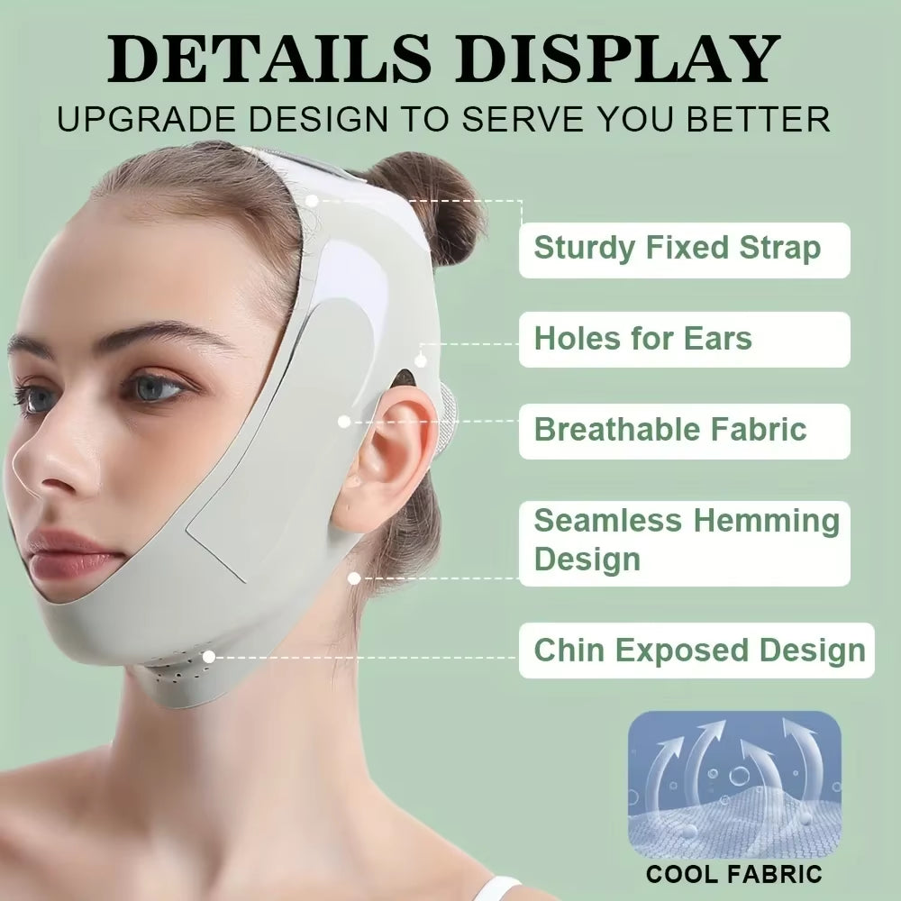 V-Shape Pro – Banda Facial Reafirmante para Lifting y Reducción de Papada