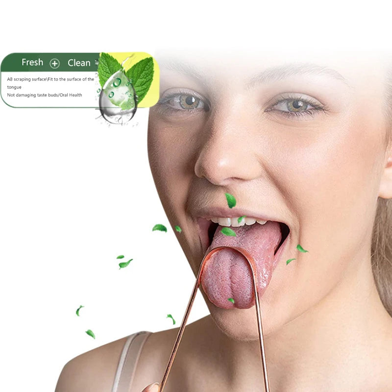 CopperFresh – Raspador de Lengua de Cobre Puro