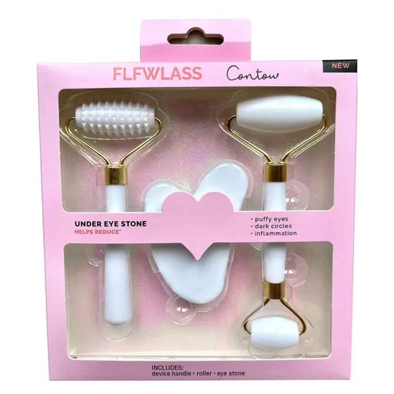 3Pcs Set Resin Roller Massager for Face Body Gua Sha Face Care Roller Facial Massager Beauty Health Massage Tool Not Jade Stone