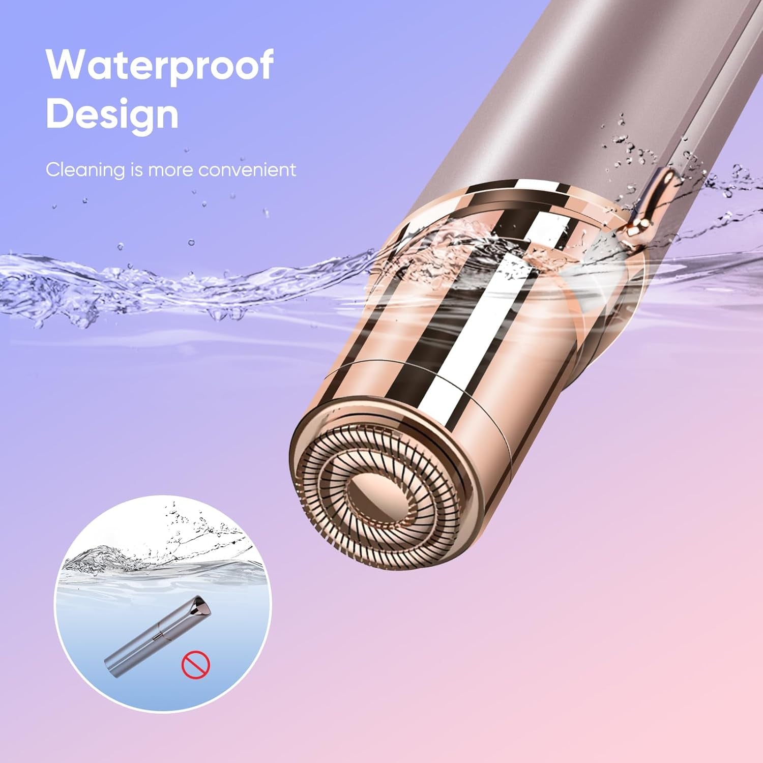 SilkGlow – Depiladora Facial Femenina sin Dolor | USB Recargable y Portátil