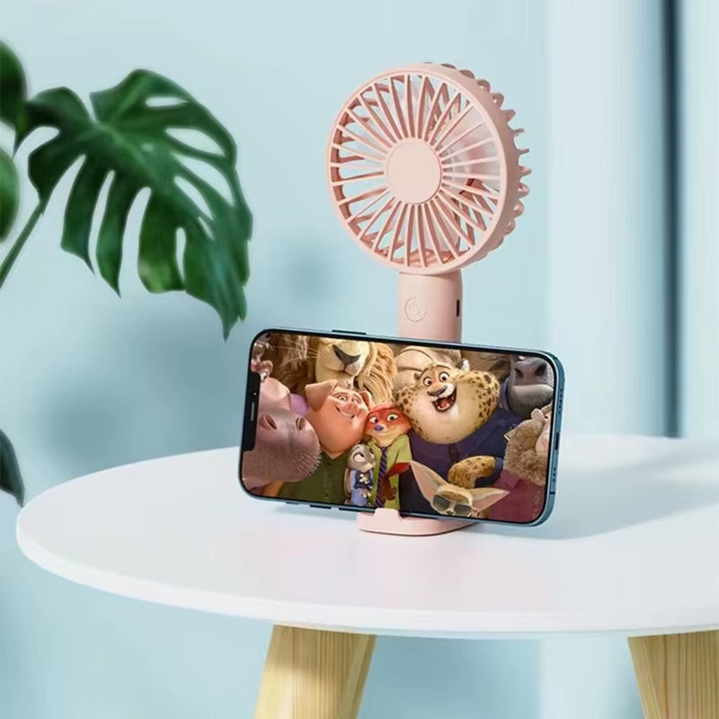 BreezeGo Mini – Ventilador Portátil Recargable USB 3 en 1