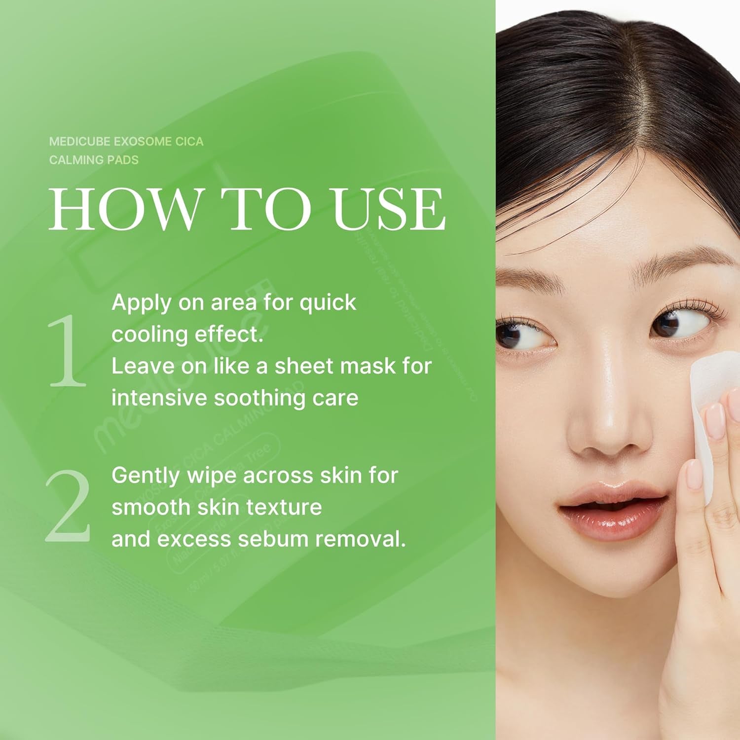 Exosome CICA Tea Tree Calming Toner Pads