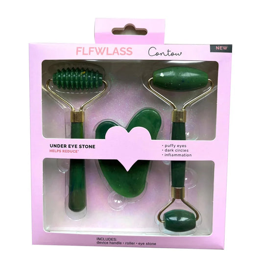 3Pcs Set Resin Roller Massager for Face Body Gua Sha Face Care Roller Facial Massager Beauty Health Massage Tool Not Jade Stone