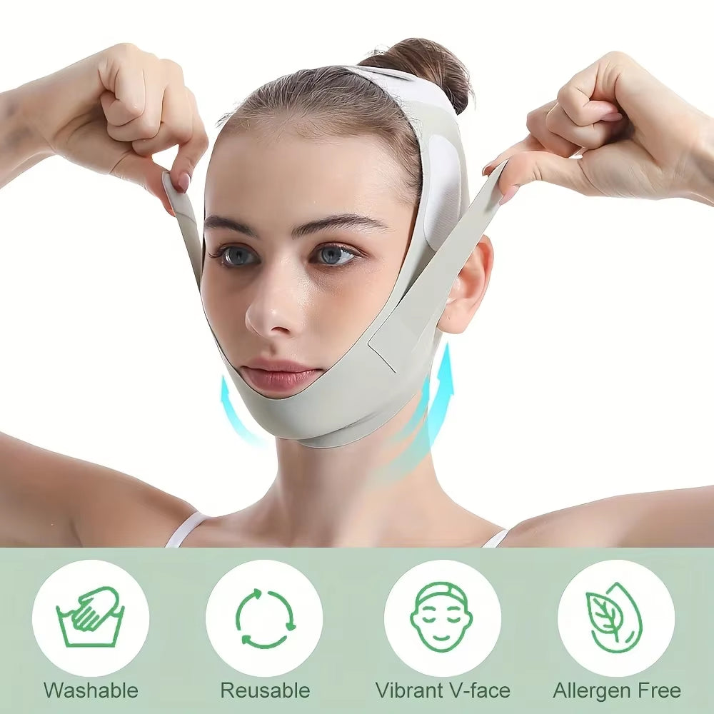 V-Shape Pro – Banda Facial Reafirmante para Lifting y Reducción de Papada