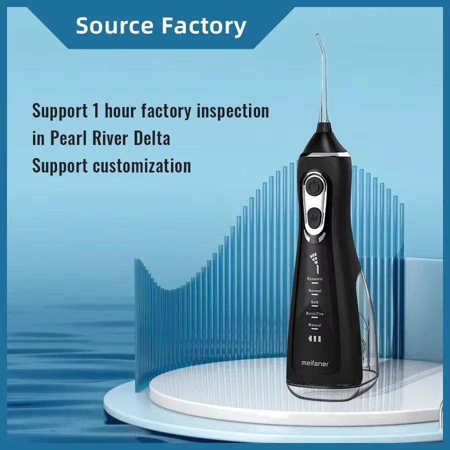 JetSmile Max – Irrigador Bucal Recargable con 5 Modos de Limpieza