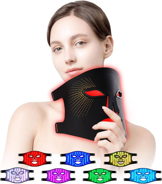 LumiSkin Pro – Máscara LED Facial 7 en 1 | Terapia de Luz Roja y Anti-Edad para el Hogar