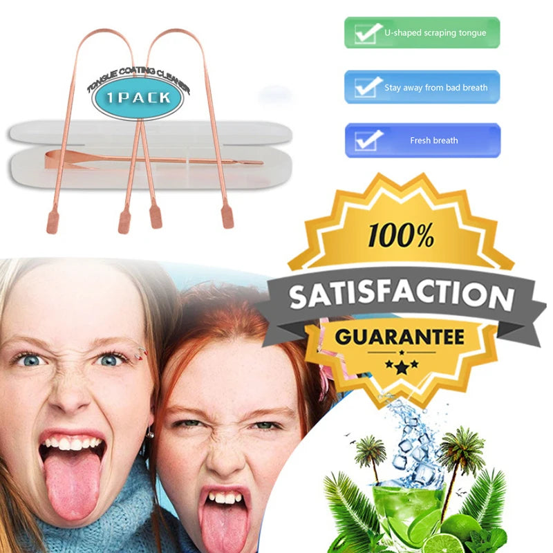 CopperFresh – Raspador de Lengua de Cobre Puro